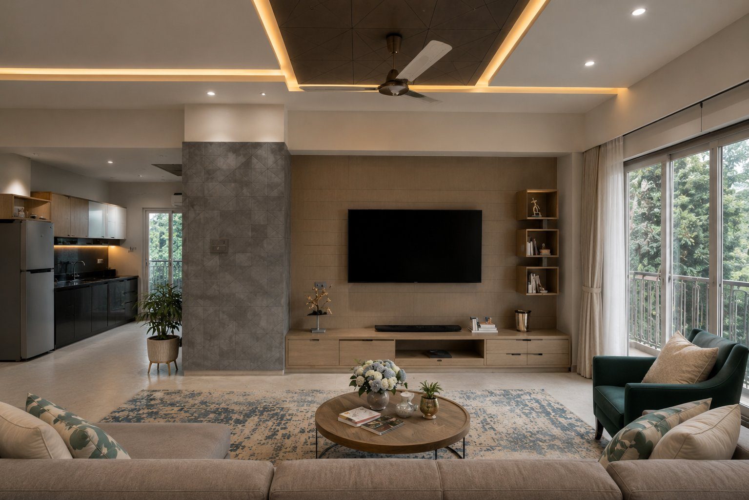 Modern living room designed by Infizilla